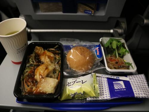 ユナイテッド航空機内食