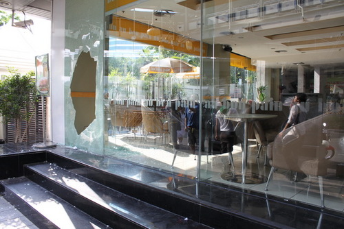 デュシタニホテル横のカフェ