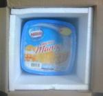 マンゴーとウベのフィリピンアイスクリーム