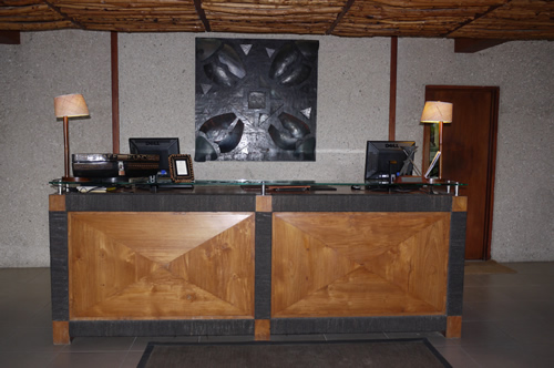 レセプション中