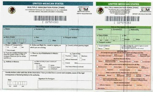 ツーリストカード