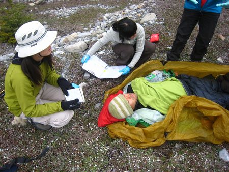 野外救命救急法　１