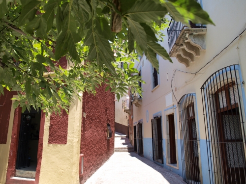 サンファルナンド広場からの路地