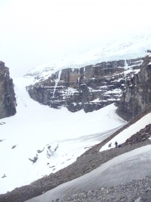 ビクトリア山と氷河