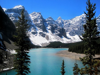 モレーンレイクとテンピークス