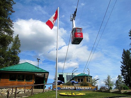 ウィスラー山のトラムウェイ