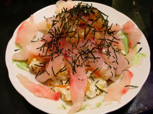 イレズミフエダイお寿司