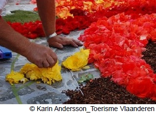 フラワーカーペット