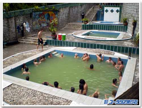 マチュピチュ村の温泉