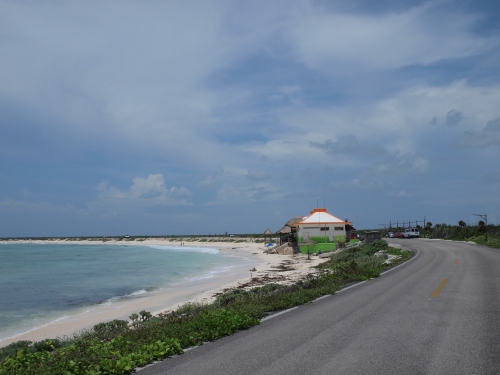 東海岸沿いの道