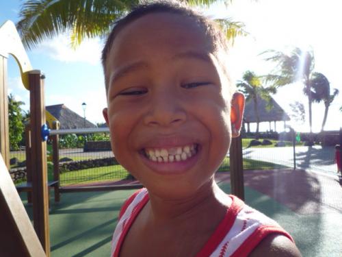 タヒチの子供002