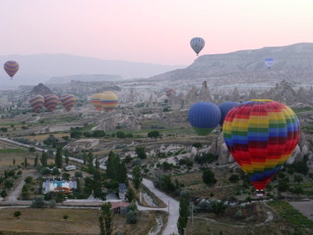カッパドキア　気球