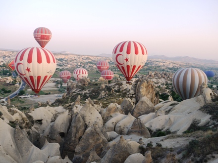 カッパドキア　気球