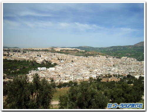 フェズの町並み