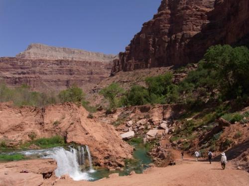 元ナバホの滝のあった場所