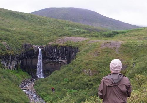 スヴァルティフォス遠景