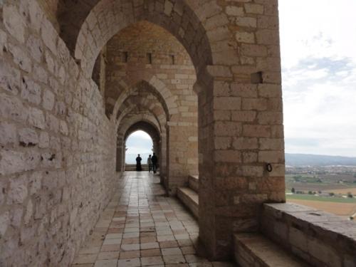 修道院部分テラス