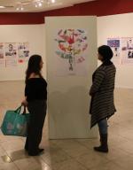 サダコと折り鶴ポスター展が広島から