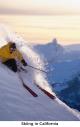 Skiing in California
