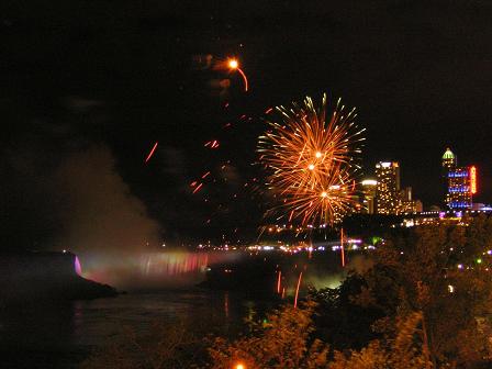 運よく花火が♪