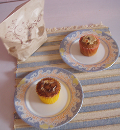 自慢のふわふわマフィン