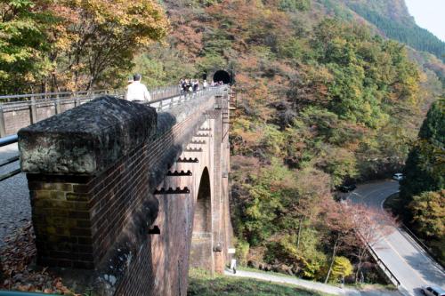 碓氷第三橋梁（めがね橋） 上から