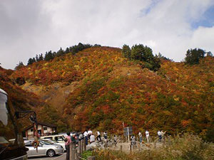 三方岩駐車場周辺