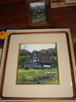 ご宿泊のお客様の制作品　