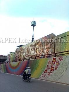 世界最長のモザイク画