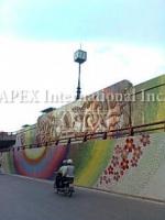 世界最長のモザイク画