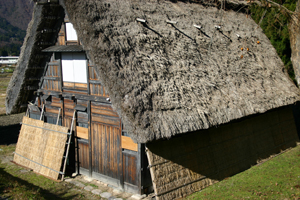 冬の雪囲い準備完了