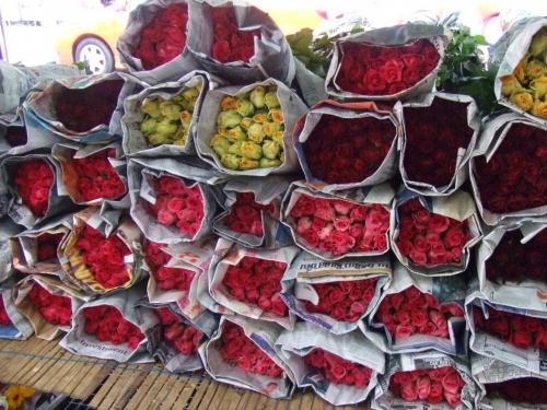 バンコク 花市場