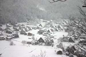 荻町城跡展望台からの