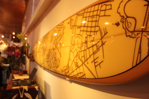 内装もクールなアロハシャツショップ