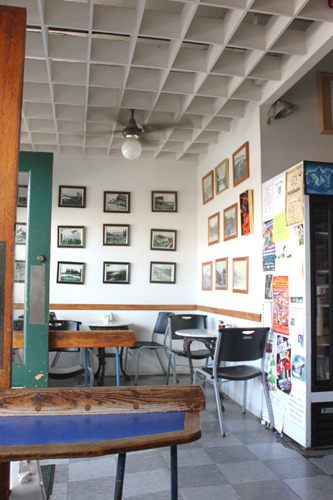 古い写真が飾ってあります