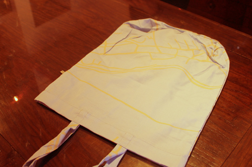 買ったものを入れてくれるバッグもステキ