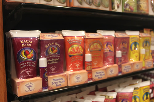 トロピカル感たっぷりのボディケアセット