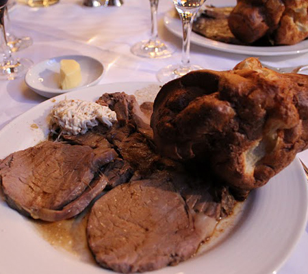 主役のローストビーフ