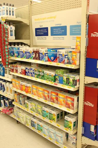 禁煙ガムコーナー