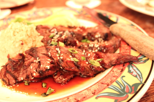 ハゴス特製テリヤキステーキ27ドル