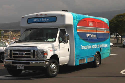 シャトルバス到着！