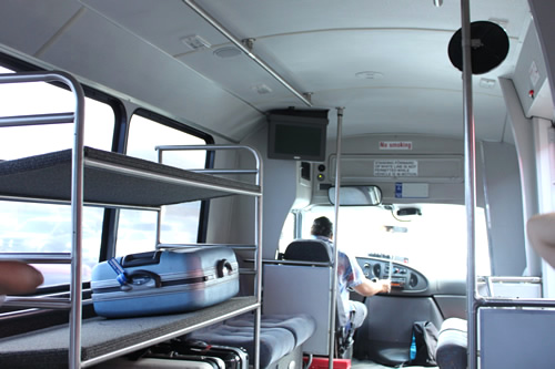 空港までは数分程度で到着します