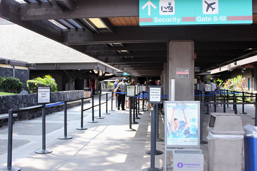 セキュリティチェックは時間がかかります