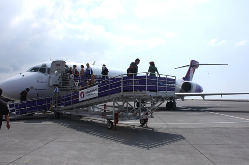 2度目のハワイアンに乗ってマウイへ出発！