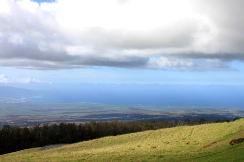見晴らしのよいところで車を停めたら