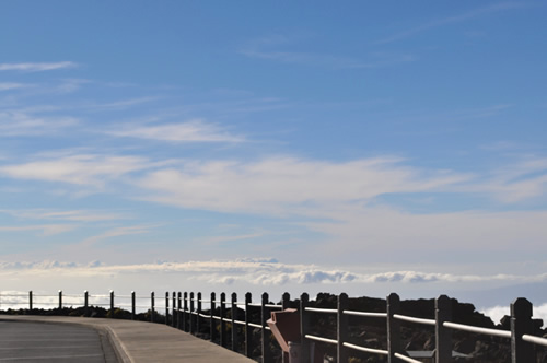 ここも見渡すかぎり雲海です