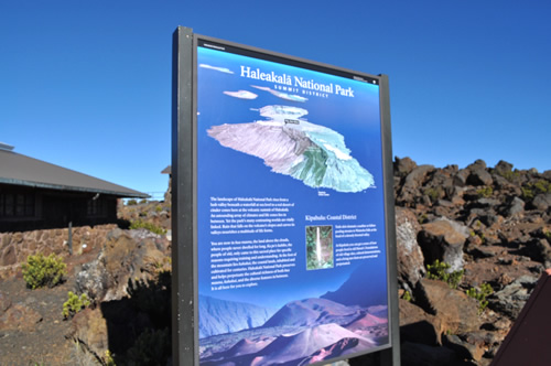 国立公園の案内板