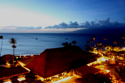 部屋からの眺めはなかなか♪