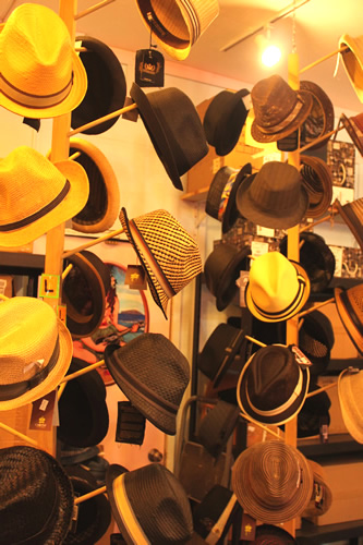 帽子がとっても豊富