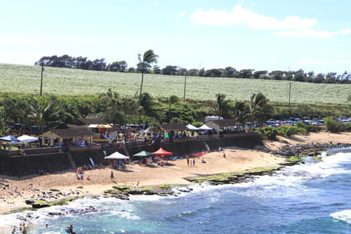 ホオキパ・ビーチはボディボード＆サーフィン大会開催中